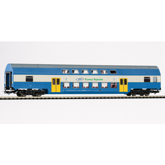 PIKO 97059 , Wagon piętrowy 2 klasy „Bohun” PKP Przewozy Regionalne, Stacja Leszno , H0 1:87